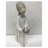 Lladro girl with candle