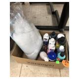 Poly-fil, Dye, Paint, etc.