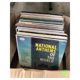 Box of Vinyl Records