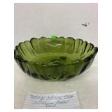 Vintage Indiana Glass Sunflower Footed Bowl