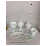 Milk Glass Dishes