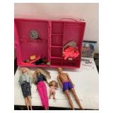 Barbie Case, Dolls, Accessories