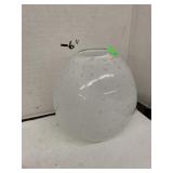 West Elm Controlled Bubble Glass Vase
