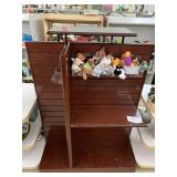 Slotted Shelf with Wheels, Contents Sold
