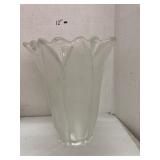 Vntg Mikasa Sunflower Crystal Vase