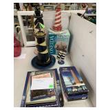 Lighthouse Decor, Books, VHS, Misc