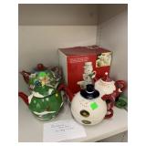 Christmas Tea Pots