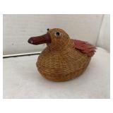 Vintage Bird Form Basket