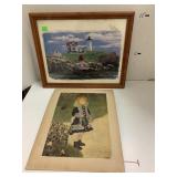 Light house framed picture, Advertising Picture