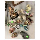 Animal, Shoe, & Flower Pieces