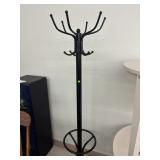Black Metal Coat Rack