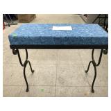 Iron Bench, 22.5 W x 9.5 D x 20 T inches