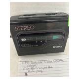 GPX Portable Stereo Cassette  Player