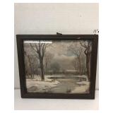 Winter in The Woods Picture Approx 13x12