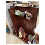 Slotted Wall Shelves, on Wheels, Content Sold