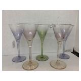 5 Cordial Glasses
