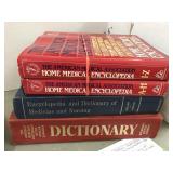 Home medical encyclopedia set and dictionaries