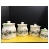 Four piece canister set
