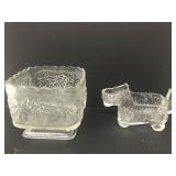Square Candy Bowl and Scotty Dog creamer