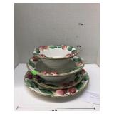 4cnt Hamiche da Tavola Handpainted Apple Set