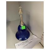 Avon Blue Bell 1976 Cobalt Glass Cologne Bottle