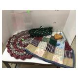 Misc, Longaberger cracker insert, Rug, Lap quilt