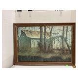Framed Abandoned Barn Print