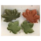 4 Leaf Ceramic plates, bowls