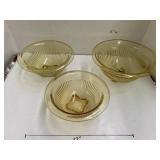3cnt 1930s Federal Glass Bowls