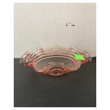 Anchor Hocking Pink Depression Candy Dish