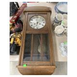 Pendulum Clock with Key. Approx 28 in tall