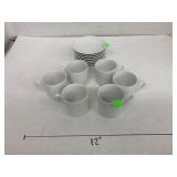 6 Cups & Saucers