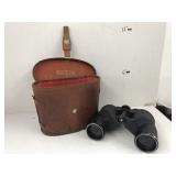 Vntg omega binoculars and case