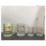 4 A & W Mugs