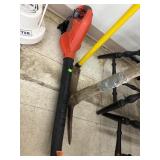 Pick Axe, Electric Blower, Trimmer