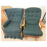 2 Chairs - Glider / Swivel Rocker