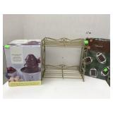 Misc, Mini Fondue, rack, tablecloth