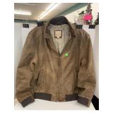 Leather coat JoS. A. Bank sz M