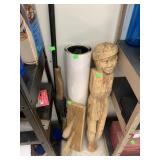Man Carved Art, Wooden Gun Art, Hooks, Posters