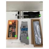 Tie, Socks, Belts, Rifle Pens