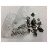 Bag of buttons metal