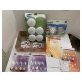 Flat of lights, Batteries, light bulbs