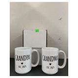 Grandma and Grandpa mugs
