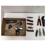 Pocket Knives, Pliers, Misc