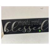 Blessed - Metal Sign