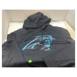 Nike Black Carolina Panthers Hooded Pull Over sz