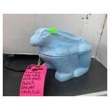 Blue rabbit Shaped Candy Dish