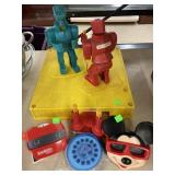 View Masters, Discs, & Rock Em Sock Em Robots