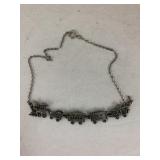 Vntg Train necklace, Pewter, Park Lane