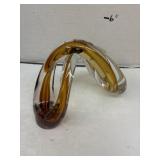 Murano Sommerso art glass sculpture